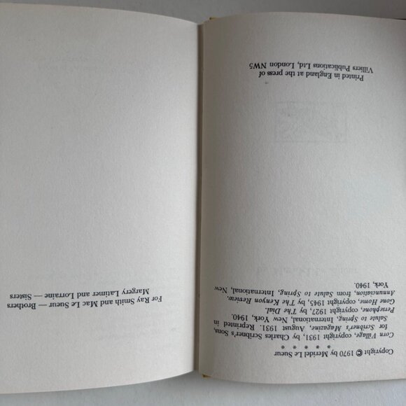 Corn Village 1970 Meridel Le Sueur SIGNED Stanton & Lee 1st Edition HC - Picture 12 of 14